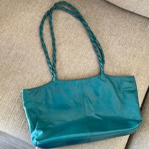 Latico turquoise bag with braided straps